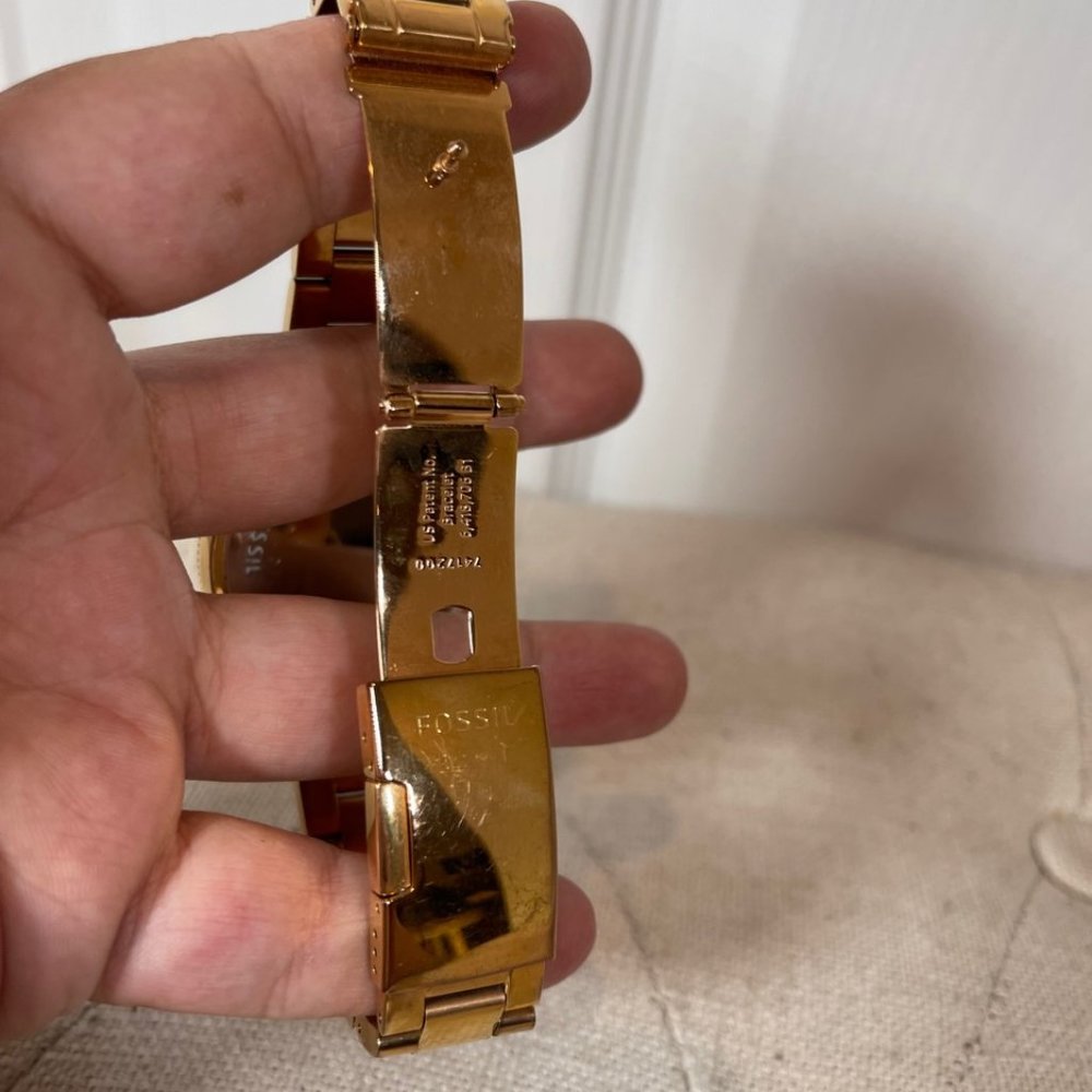 Fossil Cecile Multi-Function Rose Crystal-Set Dia… - image 4